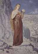 Pierre Puvis de Chavannes Hl. Maria Magdalena in der Wuste oil on canvas